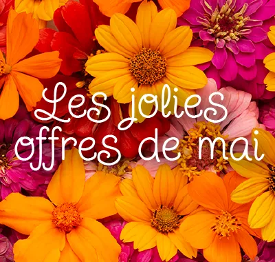 Les jolies offres de mai